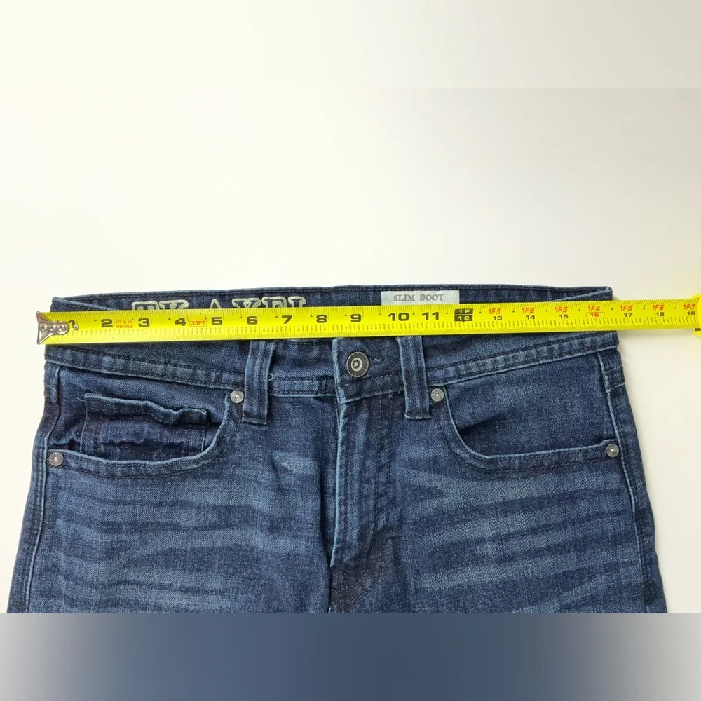 TK AXEL Men's Denim Slim Bootcut Jeans Size 32 X 30